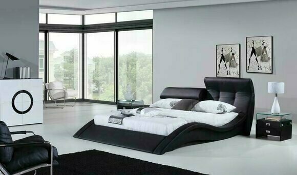 Multifunktion Bett Betten Ehebett Doppelbett Polsterbett Schlafzimmer Lederbett