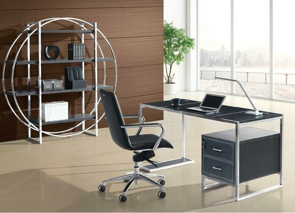 Arbeits Schreib Büro Tisch Luxus Klasse Metall Designer Möbel Tische Einrichtung