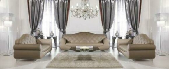 Sofagarnitur Chesterfield Sofa Couch Polster 3+1+1 Sofagarnitur Couch Sofas M15