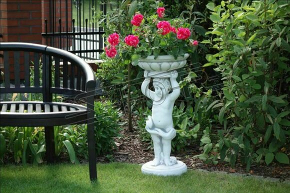 Blumenkübel Pflanz Kübel Dekoration Figur Blumentöpfe Garten Vasen Gefäss Figur