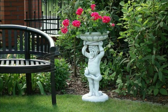 Blumenkübel Pflanz Kübel Dekoration Figur Blumentöpfe Garten Vasen Gefäss Figur