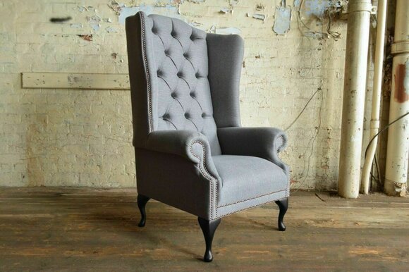 Chesterfield Sofa Ohrensessel Sessel Polster Lehn Stuhl Wohnzimmer Relax Club