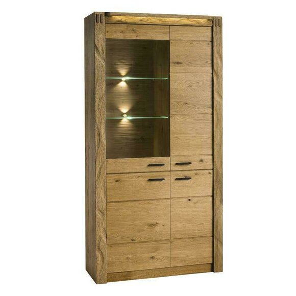 Vitrine Schrank Kommode Wohnzimmer Glas Regal Vitrinen Regale Holz Schränke Neu