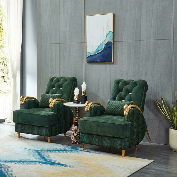 Sessel Design Schlagen Relax Club Lounge Einsitzer Polster Stoff Leder Edelstahl