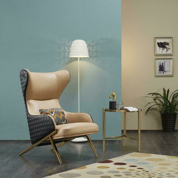Sessel Designer Sessel Polstersessel Moderner Relax Ledersessel Luxus Stuhl Neu