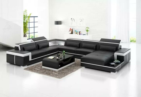 Eckgarnitur Ecksofa Polster Eckcouch Moderne Wohnzimmer Sofa Couch 2tlg Set Neu