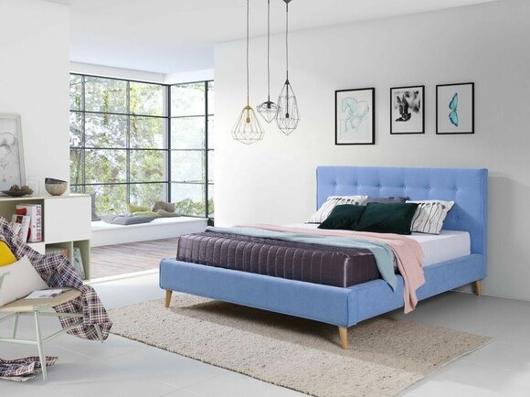 Design Chesterfield Leder Bett Hotel Betten Schlafzimmer Neu Samt Polster Textil