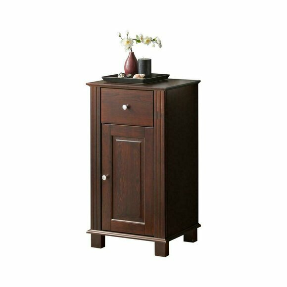 Badmöbel Regal Schrank Badezimmer Möbel Braune Schränke 46x36x83cm Holz Regale
