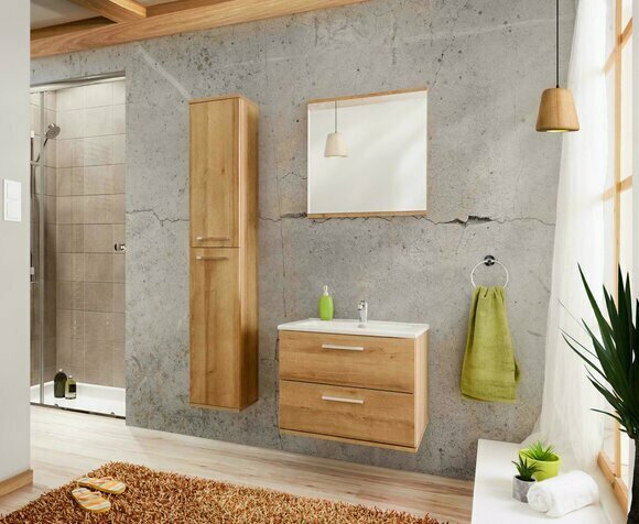 Hochwertige Badmöbel Badezimmer Design Sets Waschbecken Qualität Möbel 3tlg.