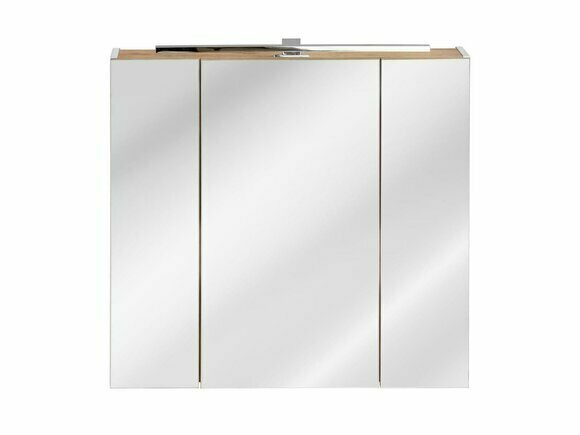Spiegelschrank Wandschrank Badezimmerschrank mit Spiegel 80 cm LED Beleuchtung