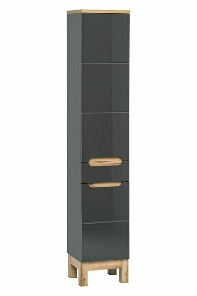 Badezimmer Hochschrank Regal Badschrank Badmöbel Regale Bad Schränke 35x33x184cm