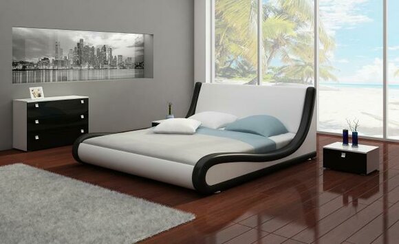 Design Polsterbett Bett Betten Doppel Ehe Modernes 180x200 cm Sofort lieferbar