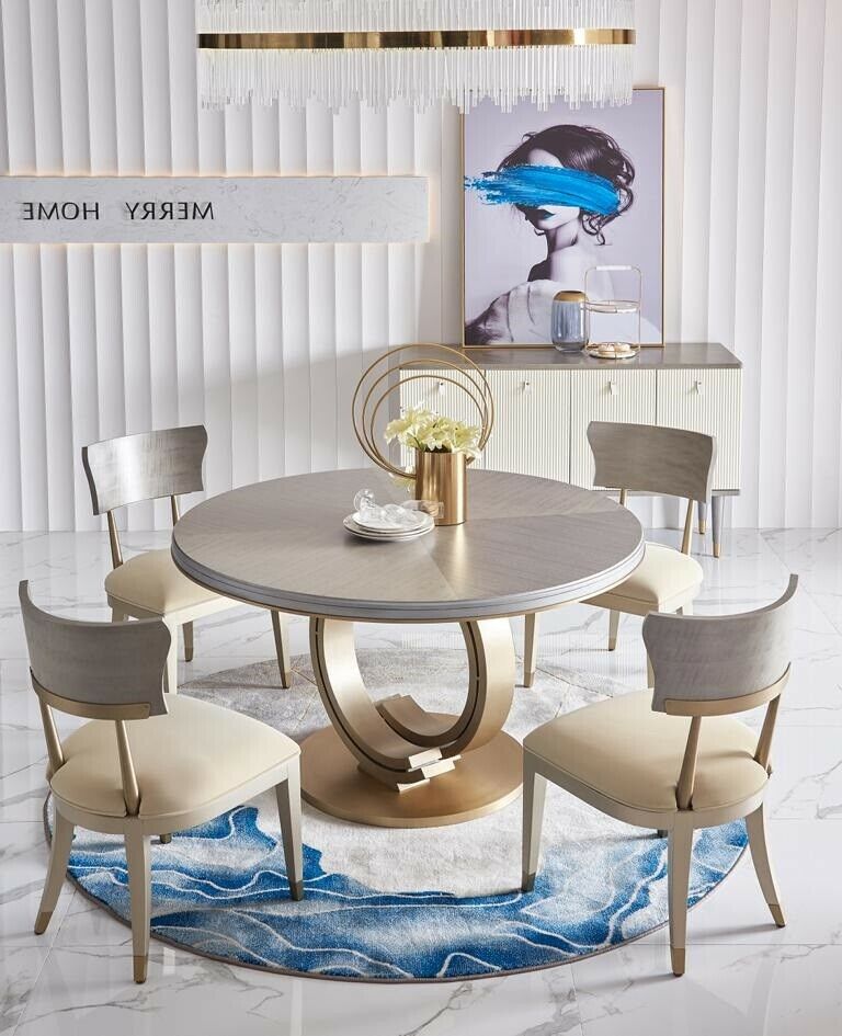 Design Stuhl Set 4x Luxus Stühle Sitz Polster Gruppe Lehnstuhl Set Garnitur Neu