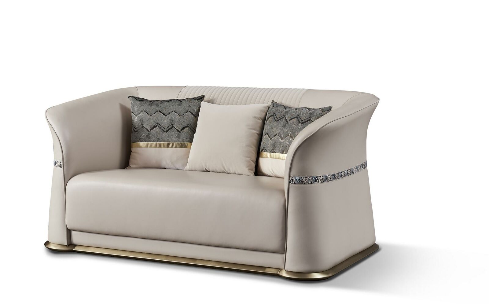 Design Relax Sofas Club Lounge Sofa Textil Polster Couch Stoff Couchen 2 Sitzer