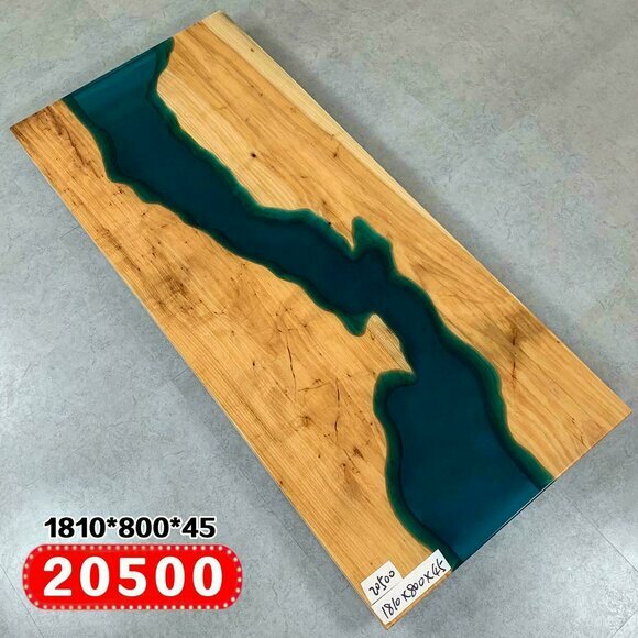 Esstisch Design Tisch Harz Moderne Tische Meer Fluss Möbel 181x80 Epoxid Ozean