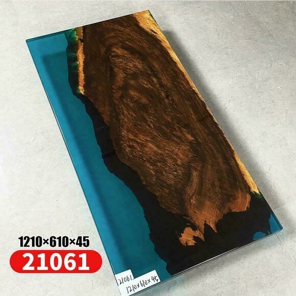 Couchtisch River Table Epoxidharz Massive Tische 121x61 Flusstisch Echtes Holz