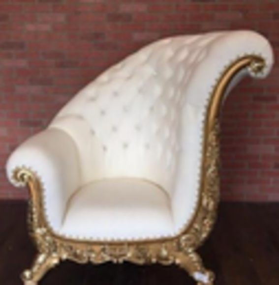 Thron Sessel Königlicher Polster Chesterfield Samt 1 Sitzer Antik Stil Stühle