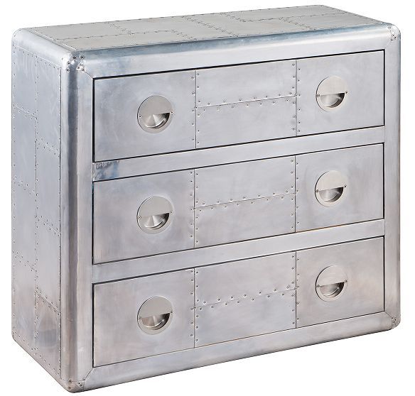 Kommode Design Möbel Vintage Retro Schrank Schubladenregal Flugzeug Aviater