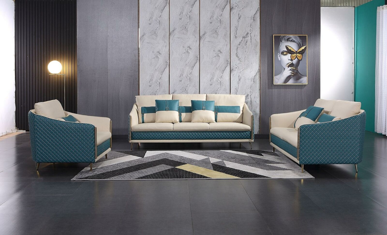 Modernes Sofa Wohnzimmer Sofagarnitur 32 Sitzer Ledersofa Designer Sofa Möbel