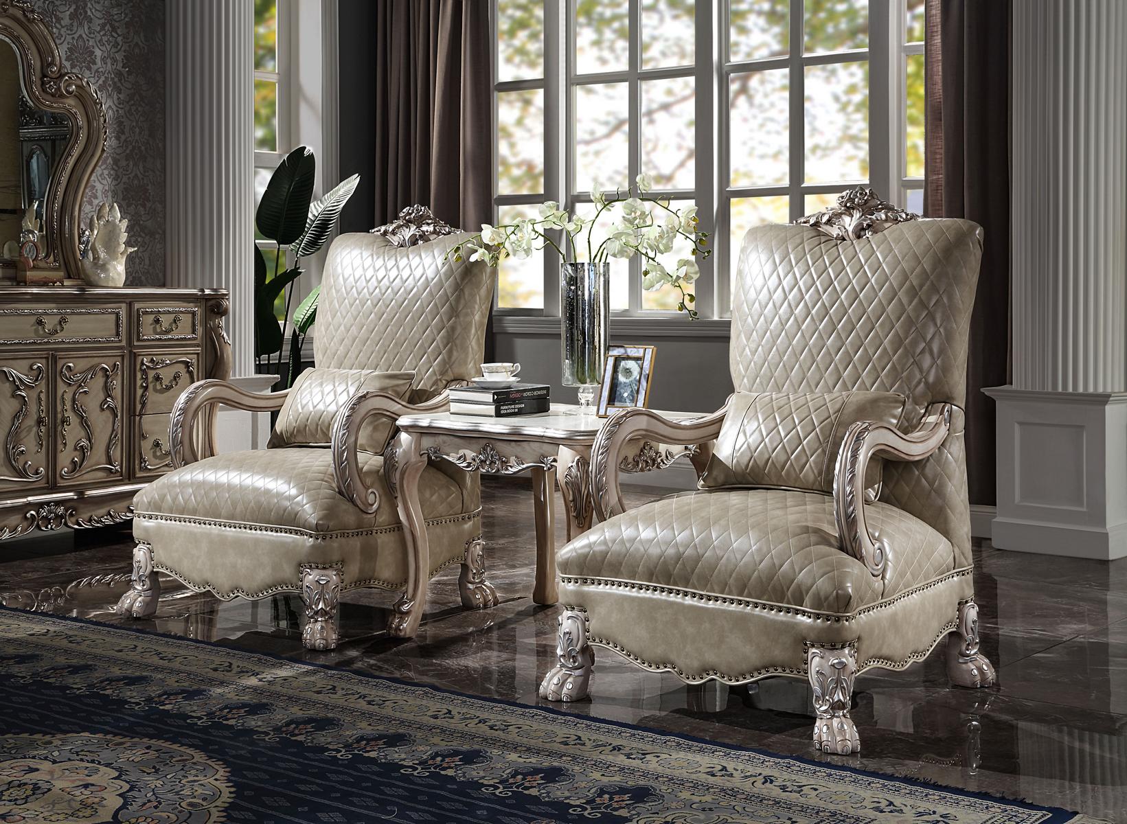Set 2x Sessel Beistelltisch Wohnzimmer Tisch Sofa Couchtisch Beistell 3tlg Neu