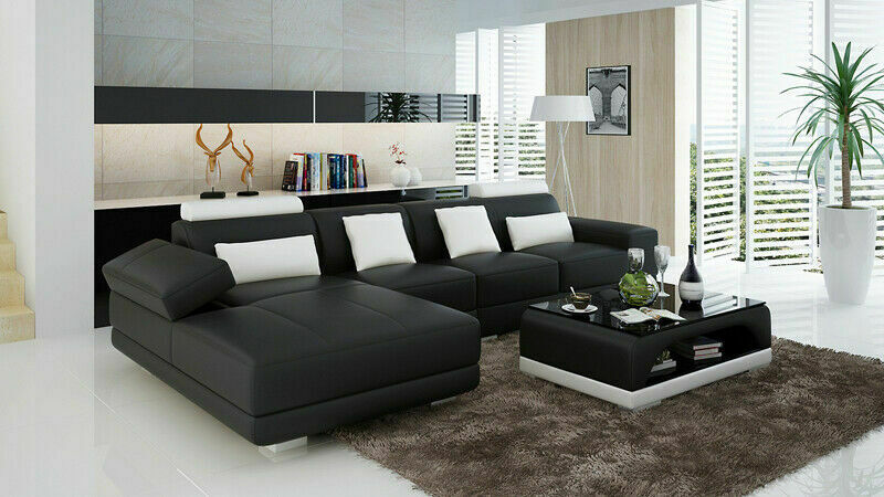 Couchtisch Glastisch Leder Tisch Design Modern Couchtische Wohnzimmertische