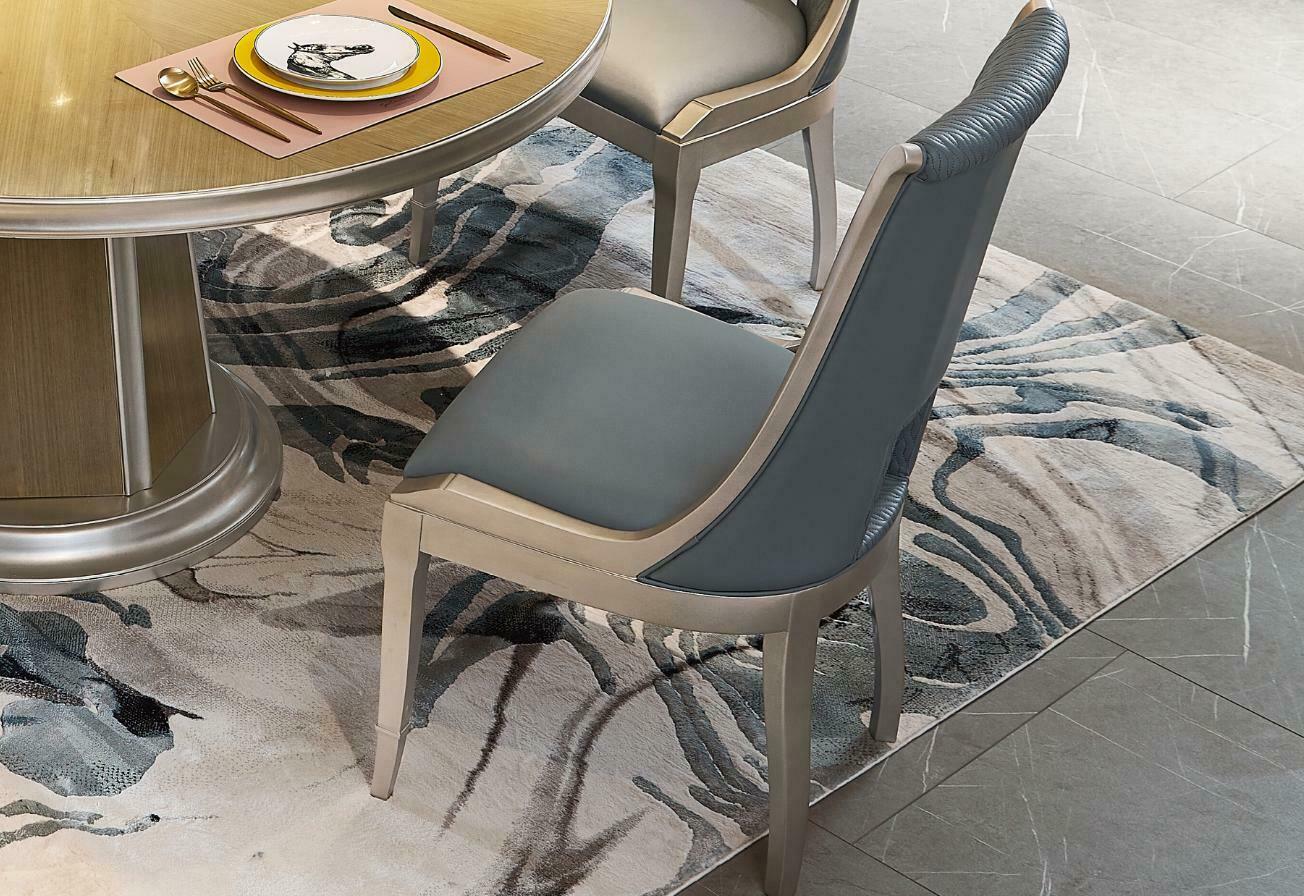 Luxus Polster Stühle Sessel Lounge Esszimmer Sitz Stuhl 1x Lehnstuhl Fernseh Neu