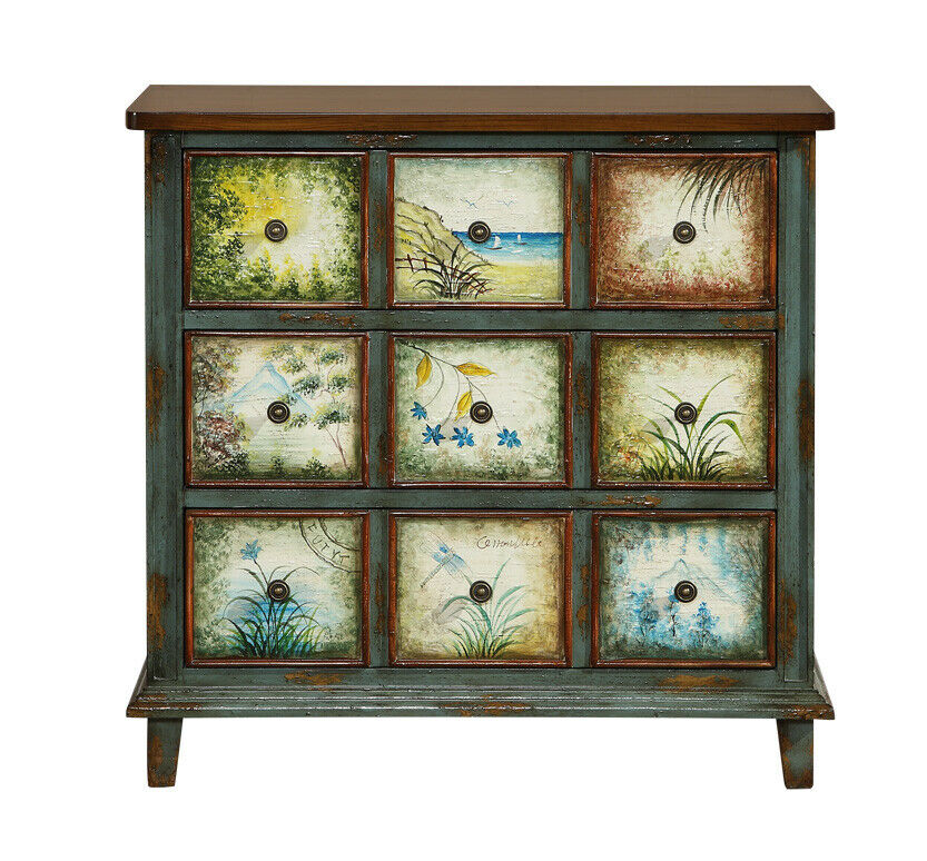 Design Kommode Kommoden Holz Anrichte Moderne Sideboard Hoch Schrank bunte neu