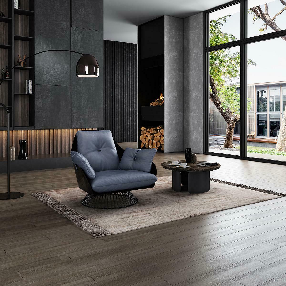 Luxus Sessel Möbel Wohnzimmer Einsitzer Sofa Couch Lounge Club Hotel Sessel Neu