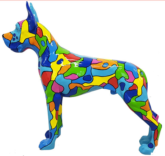 Designer Figur Statue Figuren Moderne Dekoration Hund Garten Skulptur Skulpturen