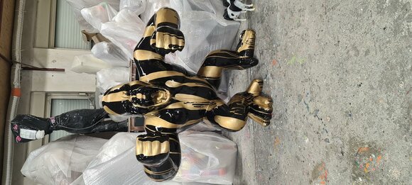 Abstrakte Figur Statue Gartenfiguren Statuen Skulpturen Dekoration Gorilla Neu