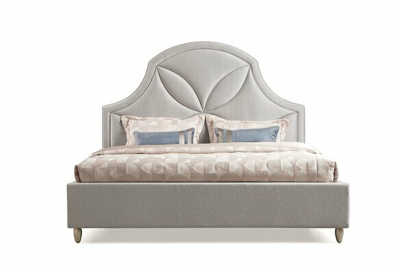 Designer Bett Polsterbett Luxusbett Doppelbett Ehebett Betten 180x200cm Stoff