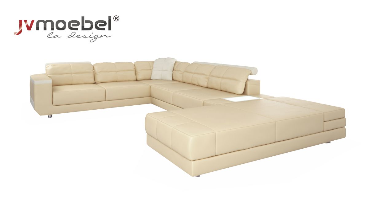 Sofa Eckcouch Couch Design Polster Ecksofa Wohnlandschaft U Form Sofas Couchen