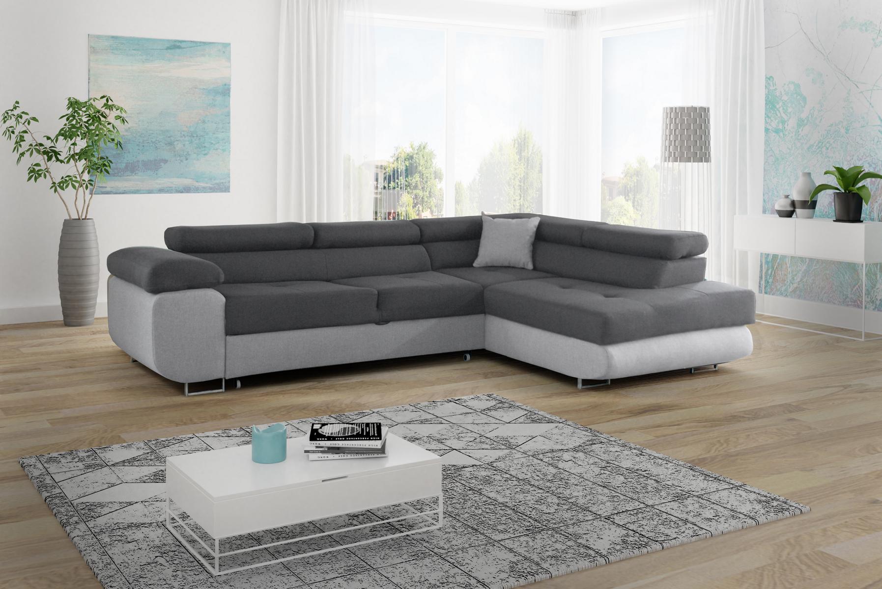 Design Schlafsofa Möbel Textilpolster Couch Sofa L Form Ecksofa Moderne Eckcouch