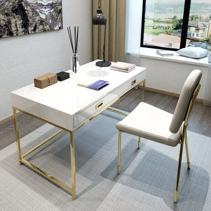 Tisch Büro Einrichtung Schreibtisch Tische Büromöbel Arbeitszimmer Holzmöbel Neu
