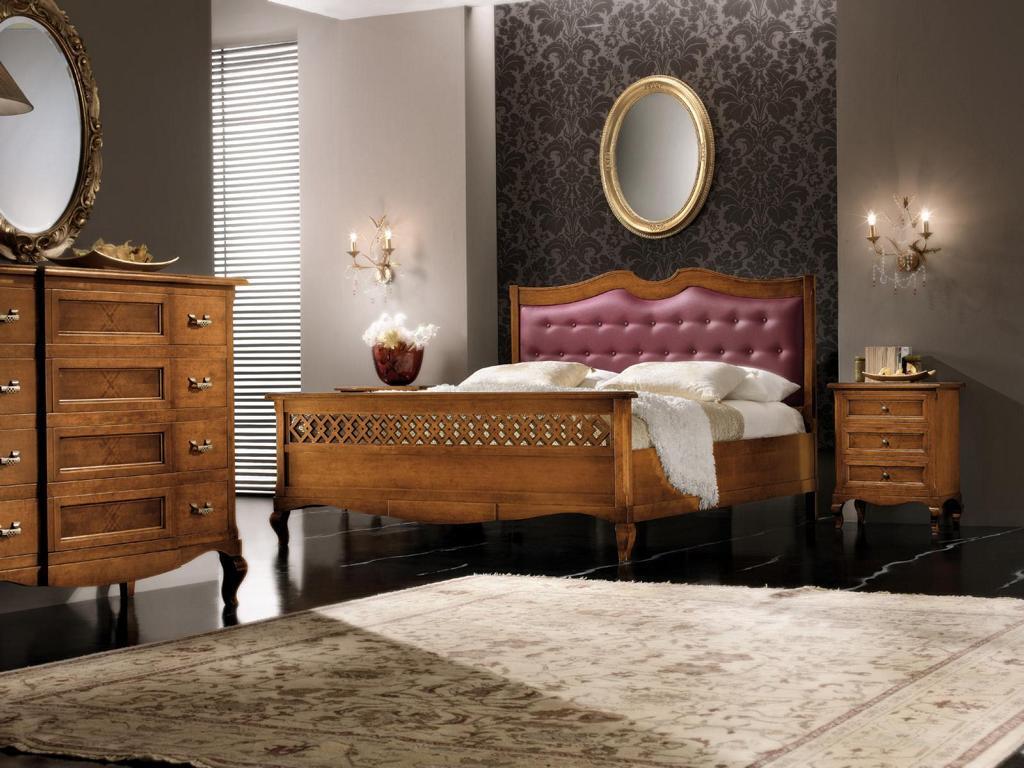 Schlafzimmer Massiv Holz Möbel Bett Polster Design Luxus Doppel Hotel Betten Neu