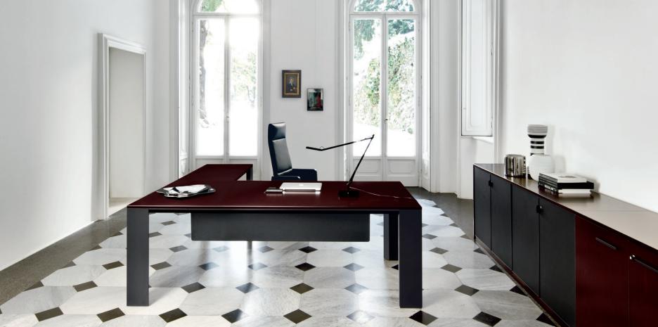 Design Schreibtisch Italienische Möbel Einrichtung Tisch Computermöbel Frezza