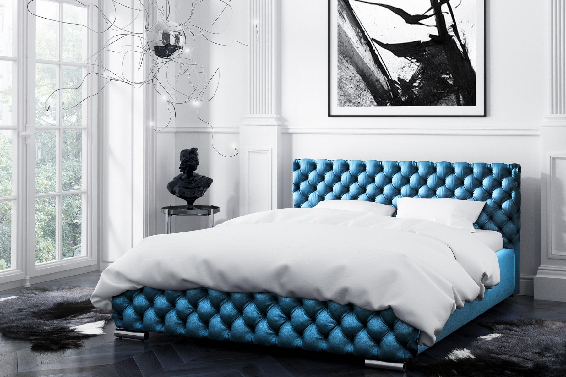 Polsterbett 180x200 Doppelbett Hotel Modern Bett Schlafzimmer Betten Bettrahmen