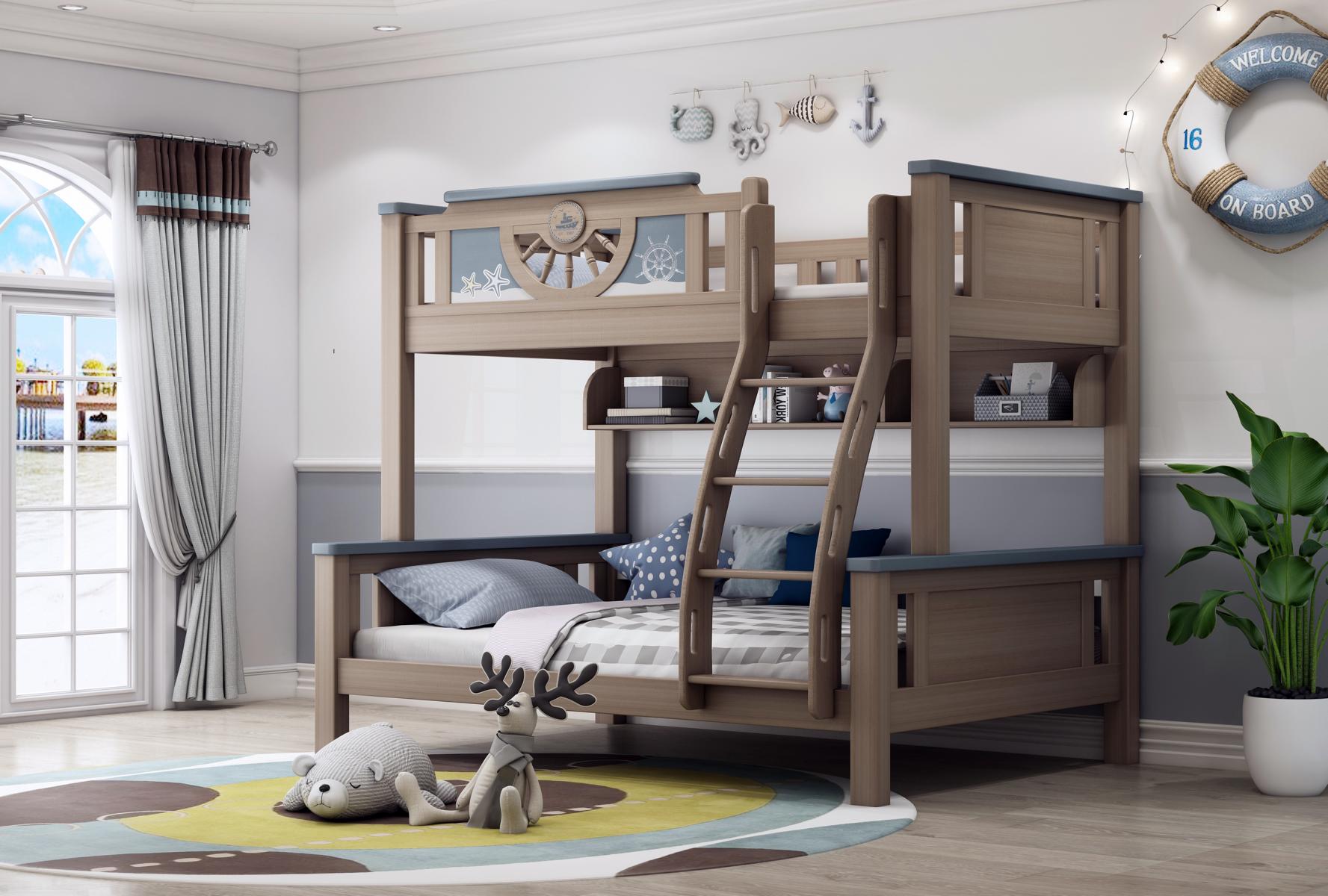 Doppelstockbett Kinder Jugend Zimmer Möbel Holz Etagen Hoch Bett Doppel Betten