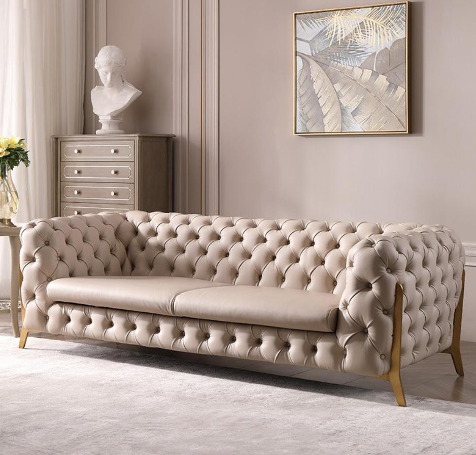 Kunstleder 3 Sitzer Sofa Wohnlandschaft Relax Sitz Design Couch Lounge Sofas