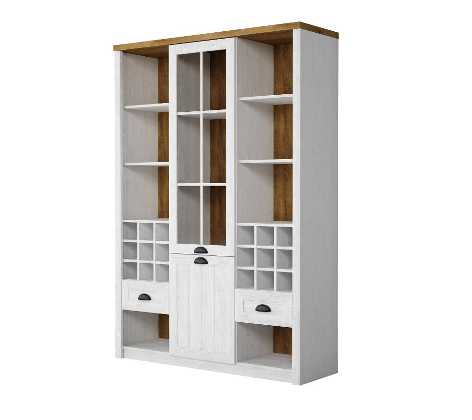 Vitrinen Glas Bar Schrank Haus Bücher Schränke Wand Regal Holz Vitrine Möbel xxl
