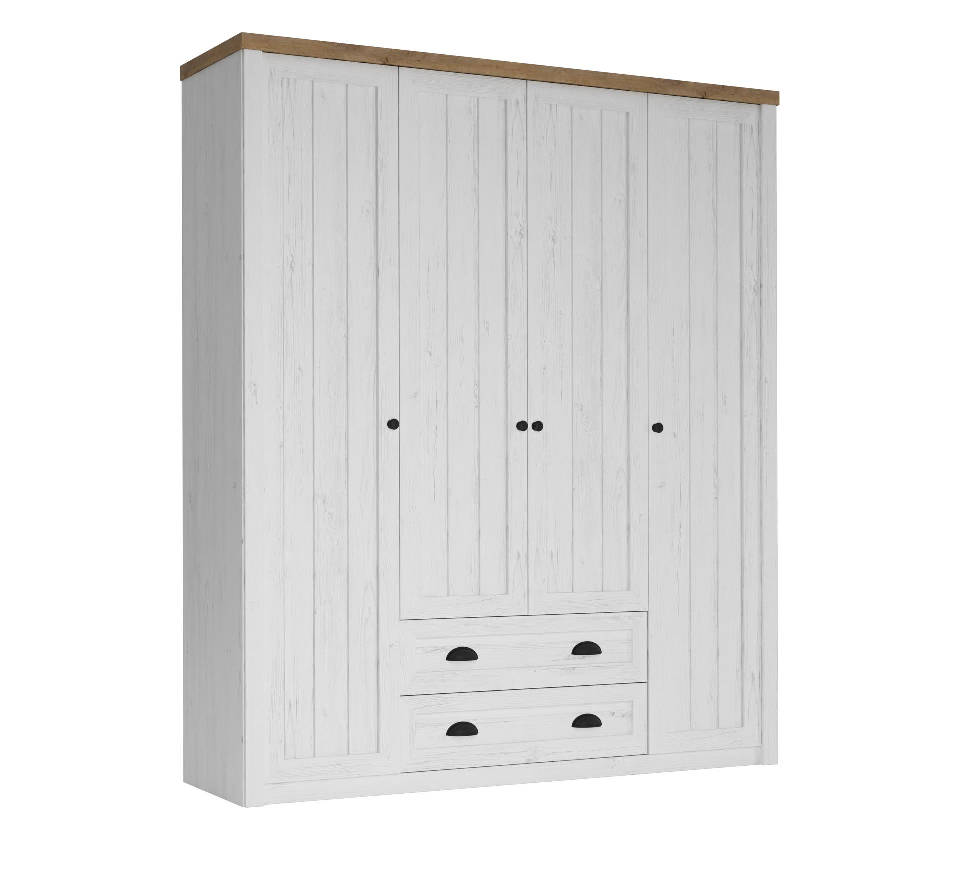 Klassischer Antik Stil Kleiderschrank Schrank Holz Garderob Schlafzimmer Artdéco