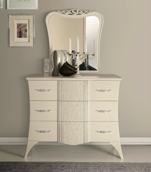 Hängespiegel Spiegel Wandspiegel Schlafzimmer Konsole Moderne Holz Design Neu