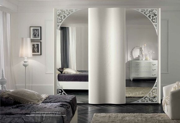 Kleiderschrank Schrank Luxus Schwebetüren Design Schlafzimmer Schränke Holz neu