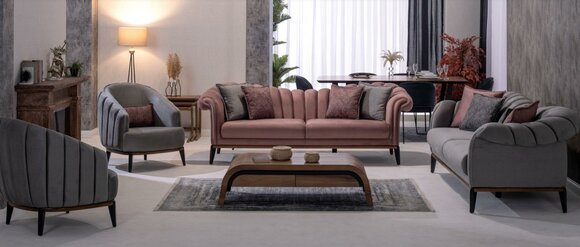 Sofagarnitur Couch Polster 3311 Sitzer Set Design Sofas Polster