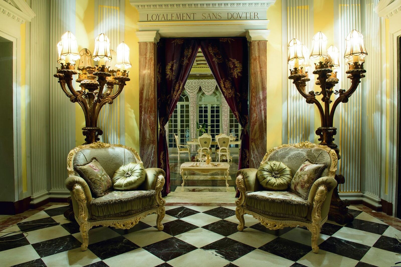 Sessel Design Couch 2tlg. Relax Stoff Lounge Luxus Fernseh Club Polster Sitzer