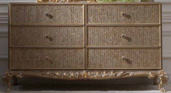 Kommode Wohnzimmer Kommoden Schubladen Holz Sideboard Schrank Schränke Massiv