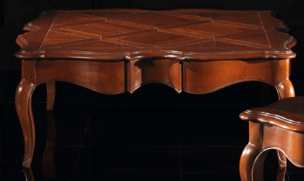 Beistelltisch xxl Echtholz Tisch 112x112cm Möbel Italienische Einrichtung Tische