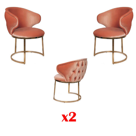 Gruppe 2x Stühle Neu Esszimmer Garnitur Polster Neu Design Sessel Set