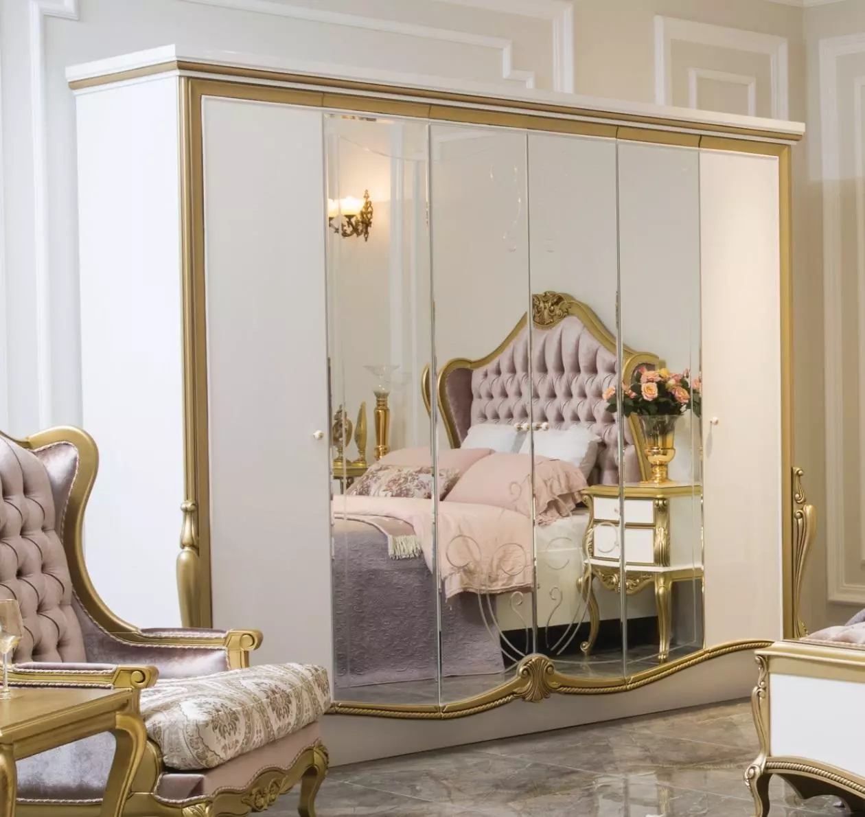 Kleiderschrank Möbel Luxus Design Einrichtung Schränke Schlafzimmer