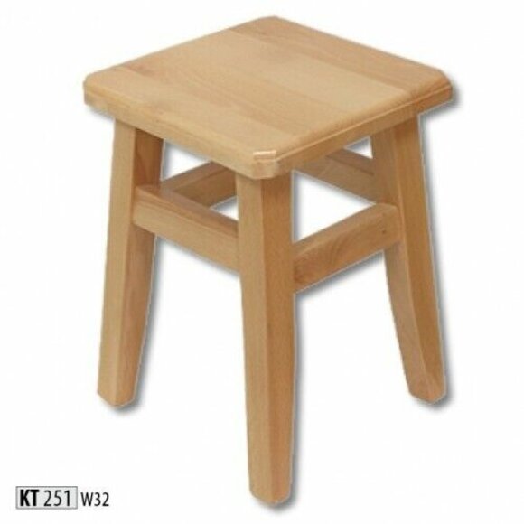 Hocker Sitzmöbel Holz Massiv Echtholz Stuhl Sitz Holzhocker Holzstuhl Sitzhocker